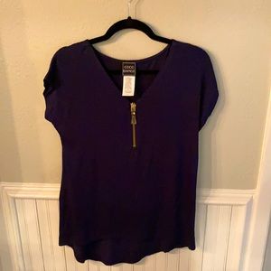 Women’s navy blouse